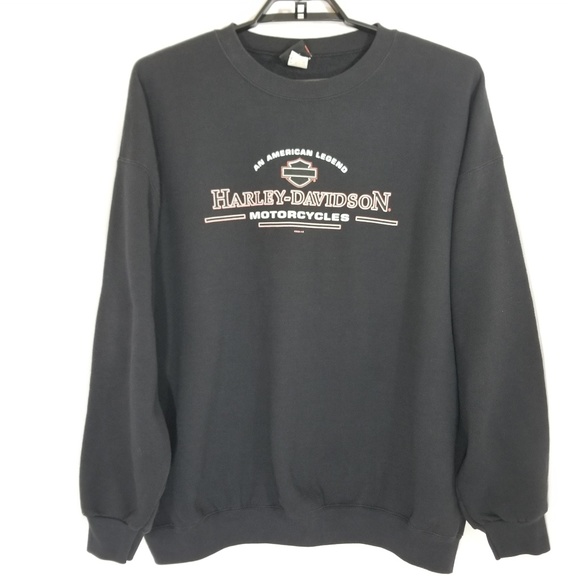 harley davidson crew sweatshirt